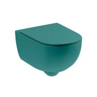 Унітаз підвісний з кришкою Nic Design Pin, Amazzonia глянець (003709077/005712077)