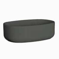 Умивальник на стільницю Nic Design Semplice 55х40х15 см, Argilla матовий (001376052)