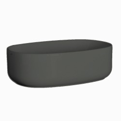 Умивальник на стільницю Nic Design Semplice 55х40х15 см, Argilla матовий (001376052)