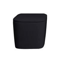 Унітаз підвісний Nic Design Semplice з кришкою, антрацит (003699013/005706013)
