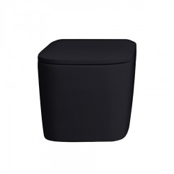 Унітаз підвісний Nic Design Semplice з кришкою, антрацит (003699013/005706013)