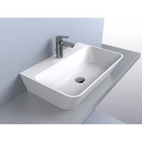 Умивальник Lewi білий Fancy Marble