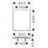 Кришка для унітаза Hansgrohe Elupura 60150450 soft-close, top fix
