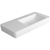 Раковина Simas Henges 100 см. Glossy white HE12