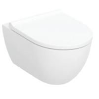 Унітаз підвісний Geberit Acanto 502.774.00.1 TurboFlush, із кришкою Duroplast, Softclose, Quickfix