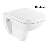 Унітаз Roca Debba A34H99L000 Rimless, з сидінням