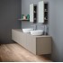 Умивальник на стільницю Nic Design Ovvio 42х14 см, Antracite матовий (001447013)