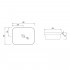 Раковина Qtap Scorpio 500х380х145 White QT1411K490WN