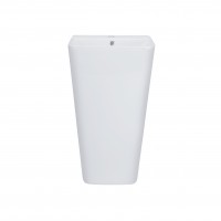 Раковина для підлоги моноблок Qtap Tern 440х380х830mm White з донним клапаном QT1711G302W