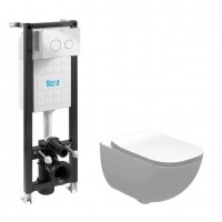 Інсталяція + унітаз Roca Eko Frame A34H139000+A89P10T010
