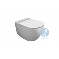 Унітаз підвісний Simas Vignoni VI18/F85/VI004WM Rimless з кришкою soft-close White matt