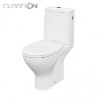 Унітаз-компакт Cersanit MODUO 649 SBTW CleanOn 010 3/5 л з дюропластовим сидінням SLIM з плавним закриванням і функцією простого зняття