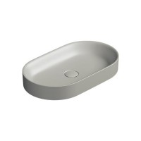Умивальник на стільницю Catalano HORIZON 60х35 см, без переливу, Satin cement (160AHZCS)