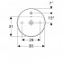 Geberit VARIFORM 500.769.01.2 Раковина d=45 см.