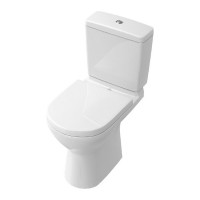 Унітаз компакт Villeroy & Boch O.Novo 5661T301 з кришкою 9M38S101