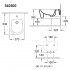 Біде Villeroy and Boch AVENTO 54050001