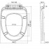 Сидіння для унітазу Primera Smart,Sheffield,Antique 3013146/3013133/8190016