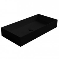 Умивальник Simas Agile AG80NM 80 см. Black matt