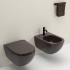Унітаз підвісний Nic Design Pin 55х37 см з кришкою, Argilla matt (003709052/005712052)