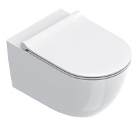 Підвісний унітаз з кришкою Catalano Sfera 55х35, Bianco Satinato (0511550021/0551200021)