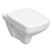 Geberit Selnova Square 501.961.00.1 Унітаз підвісний Rimfree, з сидінням із кришкою SoftClose, Quickfix. 53 см.