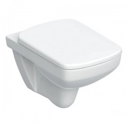 Geberit Selnova Square 501.961.00.1 Унітаз підвісний Rimfree, з сидінням із кришкою SoftClose, Quickfix. 53 см.