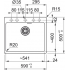 Кухонна мийка FRANKE MARIS MRG 610-54 FTL онікс, врізний монтаж (114.0668.902) 590х500 мм.