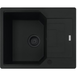 Кухонна мийка FRANKE URBAN UBG 611-62 оборотна, чорна матова (114.0699.235) 620х500 мм.