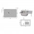 Кухонна мийка Lidz 6642 8 мм Micro Decor (LIDZ664208MICDEC)