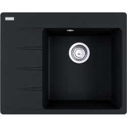Кухонна мийка FRANKE CENTRO CNG 611-62 TL онікс, крило ліворуч (114.0630.455) 620х500 мм.