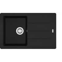 Кухонна мийка FRANKE BASIS BFG 611-78 оборотна, чорна матова (114.0667.446) 780х500 мм.