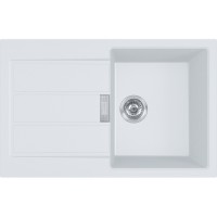 Кухонна мийка FRANKE SIRIUS 2 S2D 611-78 оборотна, біла (143.0621.332) 780х500 мм.