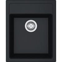 Кухонна мийка FRANKE SIRIUS SID 610-40 оборотна, чорна (114.0497.988) 430х530 мм.