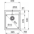 Кухонна мийка FRANKE SIRIUS SID 610-40 оборотна, чорна (114.0497.988) 430х530 мм.