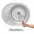 Кухонна мийка Lidz 5745 8 мм Micro Decor (LIDZ5745MDEC)