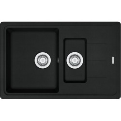 Кухонна мийка FRANKE BASIS BFG 651-78 оборотна, чорна матова (114.0667.448) 780х500 мм.
