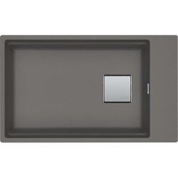 Кухонна мийка FRANKE KUBUS 2 KNG 110-62 оборотна, сірий камінь (125.0576.307) 760х460 мм.