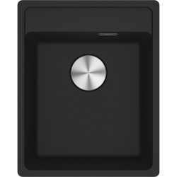 Кухонна мийка FRANKE MARIS MRG 610-37 TL чорна матова, врізний монтаж (114.0668.864) 410х510 мм.