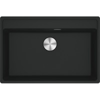 Кухонна мийка FRANKE MARIS MRG 610-72 TL чорна матова, врізний монтаж (114.0661.768) 760х510 мм.