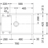 Кухонна мийка FRANKE MARIS MRG 611-78 XL оборотна, онікс (114.0374.920) 780х500 мм.