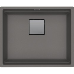 Кухонна мийка FRANKE KUBUS 2 KNG 110-52 сірий камінь (125.0576.309) 560х460 мм.