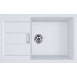 Кухонна мийка FRANKE SIRIUS 2 S2D 611-78 XL оборотна, біла (143.0621.338) 780х500 мм.
