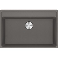 Кухонна мийка FRANKE MARIS MRG 610-72 TL сірий камінь, врізний монтаж (114.0661.770) 760х510 мм.