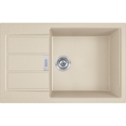 Кухонна мийка FRANKE SIRIUS 2 S2D 611-78 XL оборотна, бежева (143.0671.747) 780х500 мм.