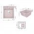 Кухонна мийка Lidz 460х515/200 COL-06 (LIDZCOL06460515200)