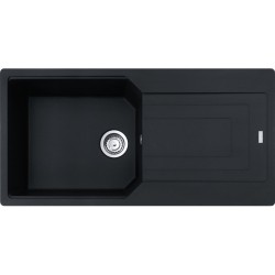 Кухонна мийка FRANKE URBAN UBG 611-100 XL оборотна, чорна матова (114.0701.796) 1000x500 мм.