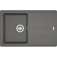 Кухонна мийка FRANKE BASIS BFG 611-78 оборотна, сірий камінь (114.0565.087) 780х500 мм.