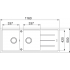 Кухонна мийка FRANKE BASIS BFG 621 оборотна, біла (114.0676.264) 1160х500 мм.