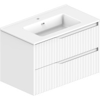 Тумба з раковиною Devit 442080W Style 80 см. біла
