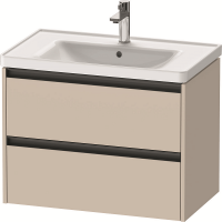 Тумба + раковина Duravit Ketho.2 K2528309191+2236780000+005076000 80 см. Бежевий